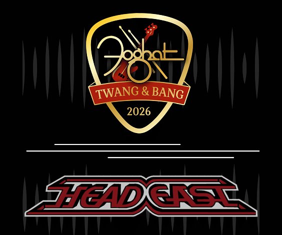 See Head East with Foghat at the Arcada Theatre in St. Charles, Illinois on Nov. 14, 2026. See Head East with Foghat at the Arcada Theatre in St. Charles, Illinois on November 14, 2026.
