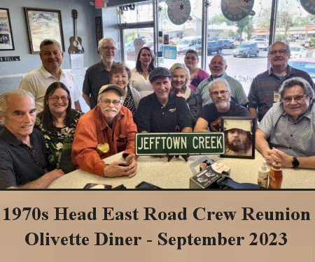 1970s Head East Road Crew Reunion - Olivette Diner September 2023 1970s Head East Road Crew Reunion - Olivette Diner September 2023